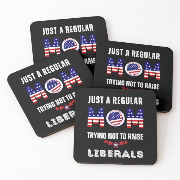 Item preview, Just a Regular Mom Trying Not to Raise Liberals T-Shirt/ USA Conservative Mom T-Shirt/ Funny Mothers Day Gifts/Conservative Mom Gifts/Homeschooling Mom T-Shirt designed and sold by KingdomKubs.