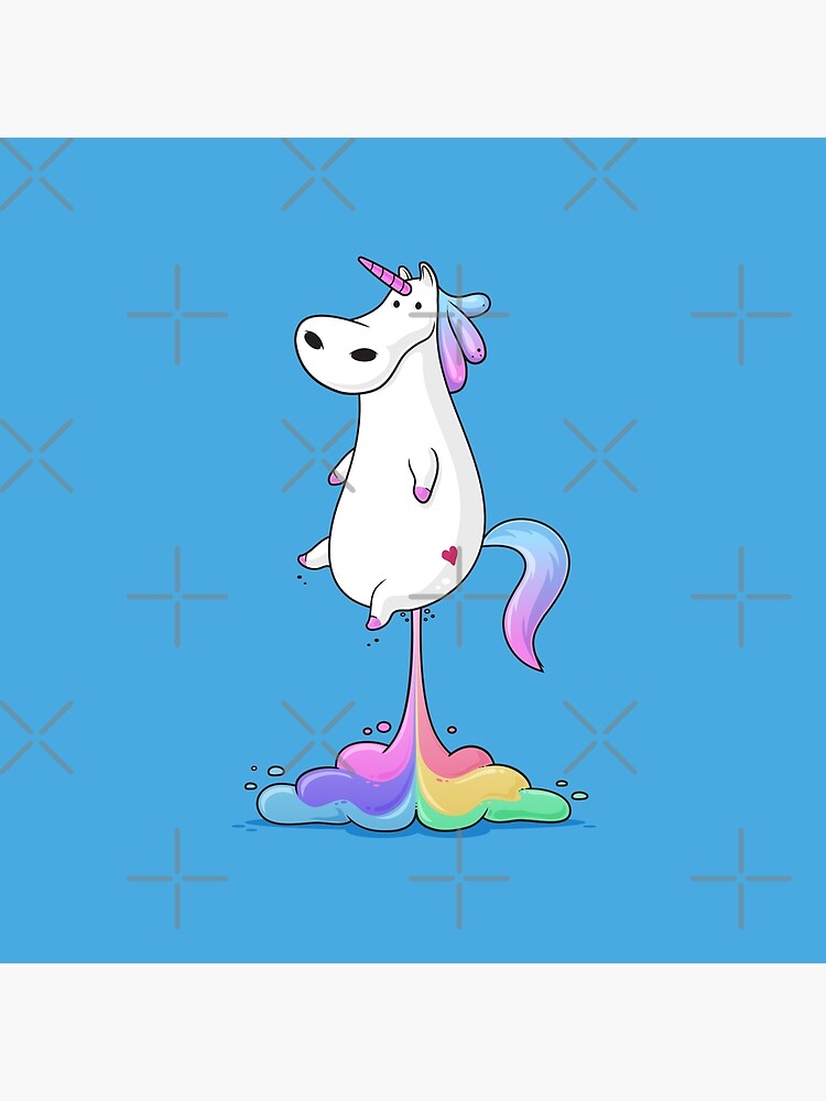 Thumbnail 4 of 4, Pillow, Unicorn Fart designed and sold by zoljo.