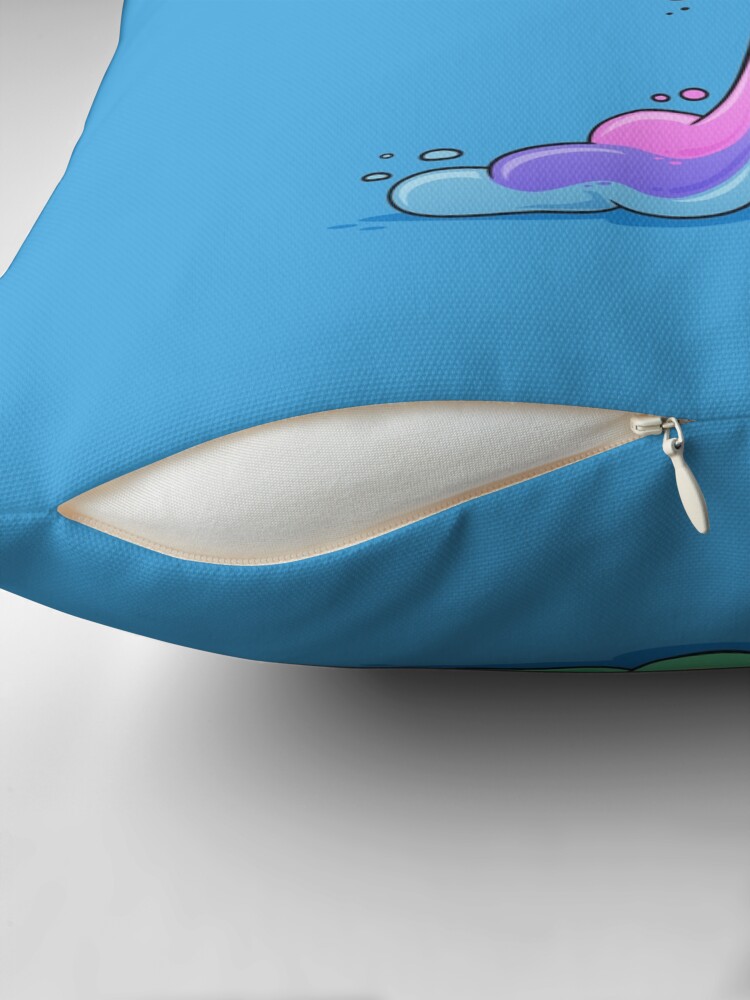 Thumbnail 2 of 4, Pillow, Unicorn Fart designed and sold by zoljo.