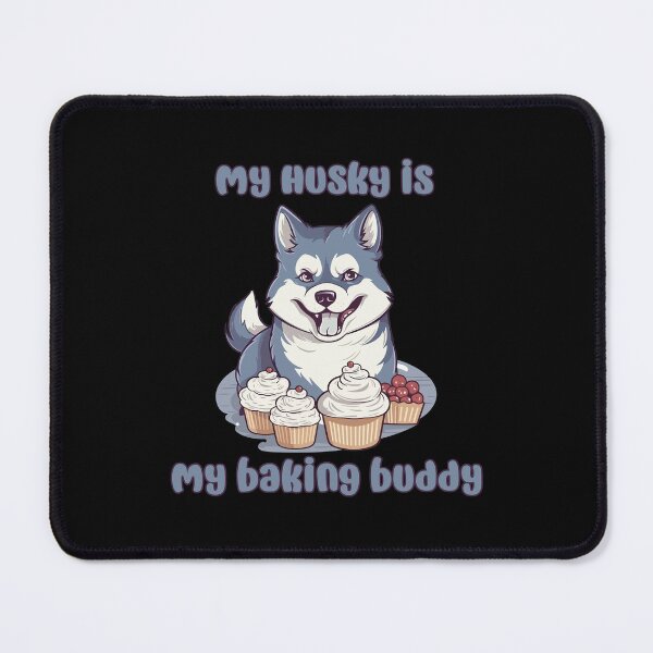 Item preview, Husky Baking Buddy - A Cute Design for Bakers and Dog Lovers designed and sold by brindled.