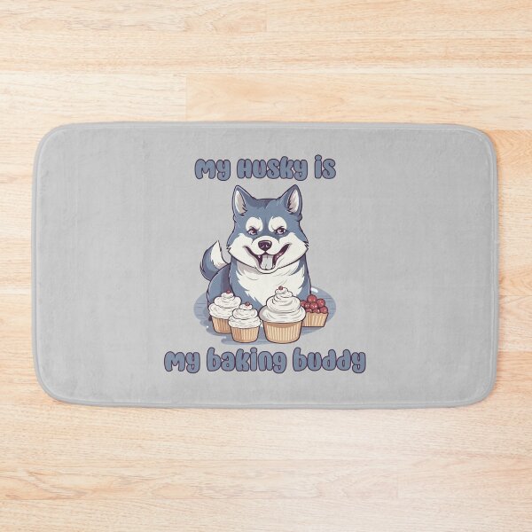Item preview, Husky Baking Buddy - A Cute Design for Bakers and Dog Lovers designed and sold by brindled.