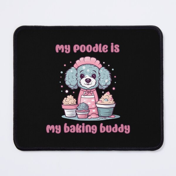 Item preview, Poodle Baking Buddy - A Cute Design for Bakers and Dog Lovers designed and sold by brindled.