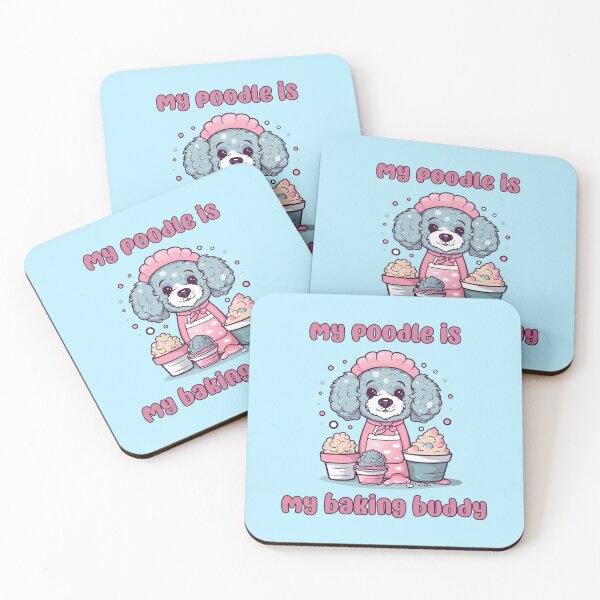 Item preview, Poodle Baking Buddy - A Cute Design for Bakers and Dog Lovers designed and sold by brindled.