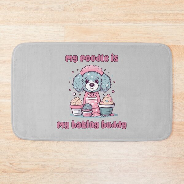 Item preview, Poodle Baking Buddy - A Cute Design for Bakers and Dog Lovers designed and sold by brindled.