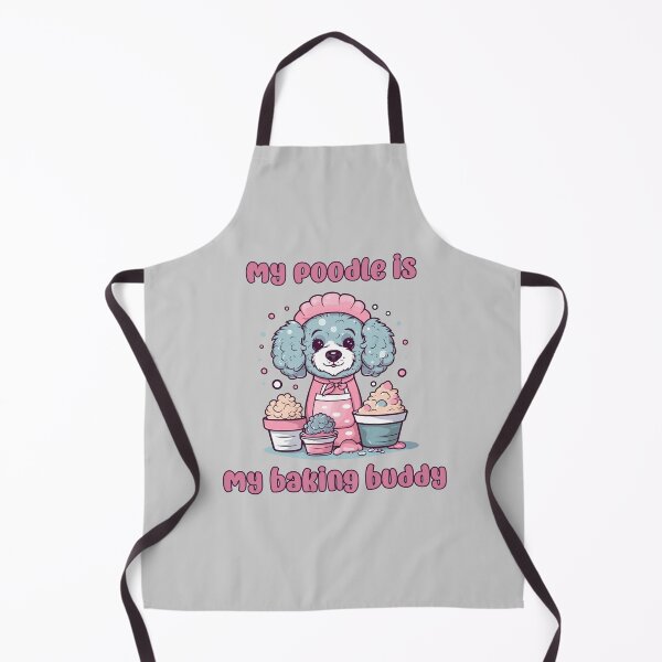 Item preview, Poodle Baking Buddy - A Cute Design for Bakers and Dog Lovers designed and sold by brindled.