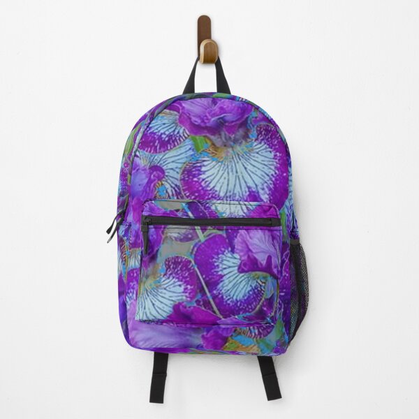 Item preview, AWESOME PURPLE SPRING SIBERIAN GARDEN FLOWERS ART designed and sold by sharlesart.