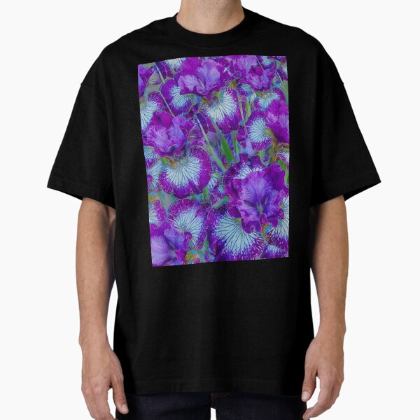 Item preview, AWESOME PURPLE SPRING SIBERIAN GARDEN FLOWERS ART designed and sold by sharlesart.