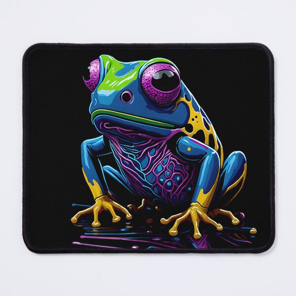 Item preview, Splash Art of a Cute Colorful Frog designed and sold by allovervintage.