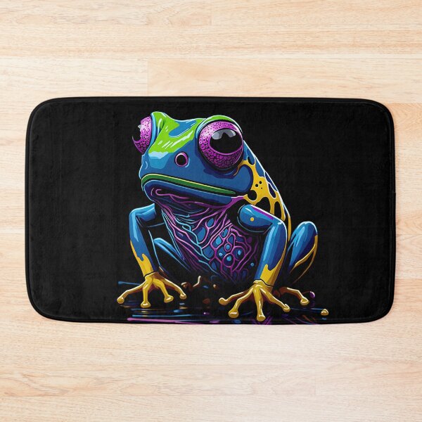 Item preview, Splash Art of a Cute Colorful Frog designed and sold by allovervintage.