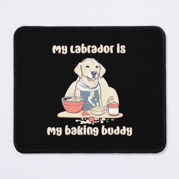 Item preview, Labrador Retriever Baking Buddy - A Cute Design for Bakers and Dog Lovers designed and sold by brindled.