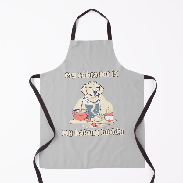 Item preview, Labrador Retriever Baking Buddy - A Cute Design for Bakers and Dog Lovers designed and sold by brindled.