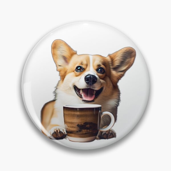 Item preview, Corgi and Coffee for Caffeine Lovers  designed and sold by ClawedCreations.