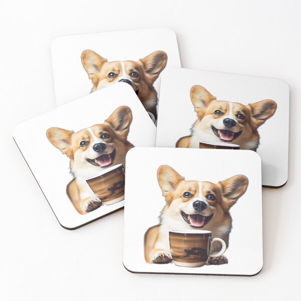 Item preview, Corgi and Coffee for Caffeine Lovers  designed and sold by ClawedCreations.
