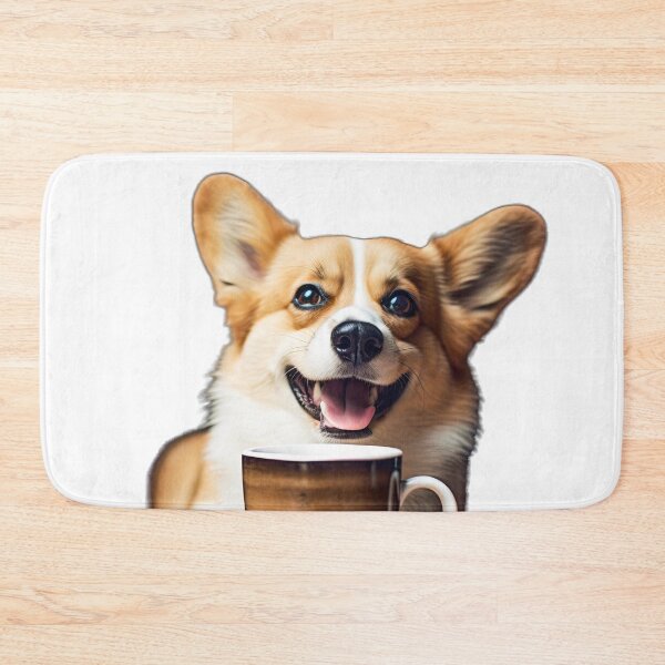 Item preview, Corgi and Coffee for Caffeine Lovers  designed and sold by ClawedCreations.