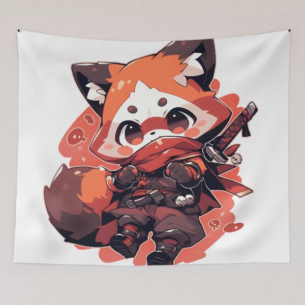 Item preview, Ninja Red Panda! designed and sold by TheeDigitalDen.