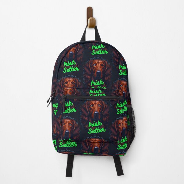 Item preview, Irish Setter Black and Blue Background designed and sold by IrishPOD.