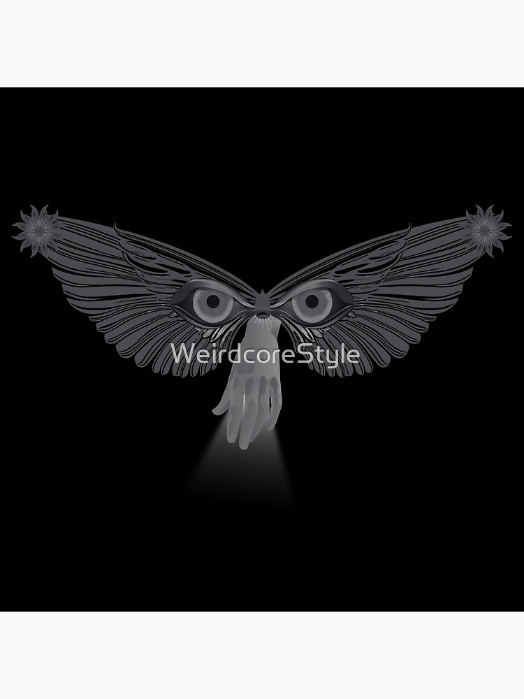 weirdcore eyes and wings | Art Board Print