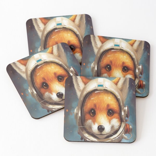 Item preview, Fox Astronaut designed and sold by Roseyteedesigns.