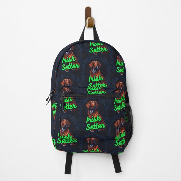 Item preview, Irish Setter Black and Blue Line Background designed and sold by IrishPOD.