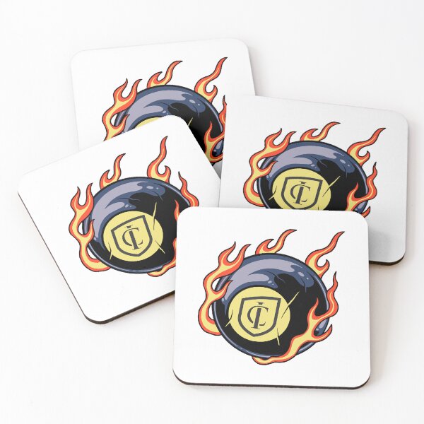 Item preview, Ithaca College Flaming 8 Ball designed and sold by sisaskier11.