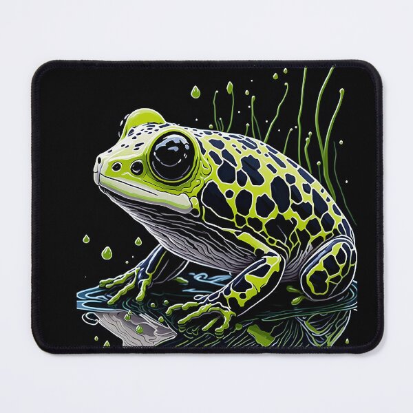 Item preview, Splash Art of a Cute Colorful Frog designed and sold by allovervintage.