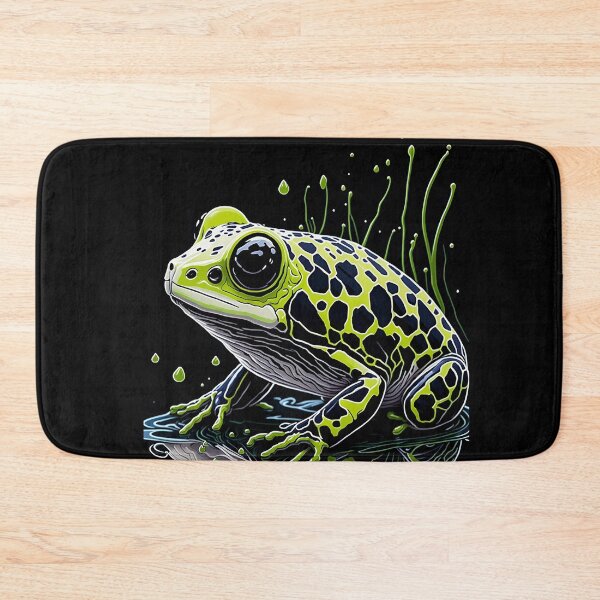 Item preview, Splash Art of a Cute Colorful Frog designed and sold by allovervintage.