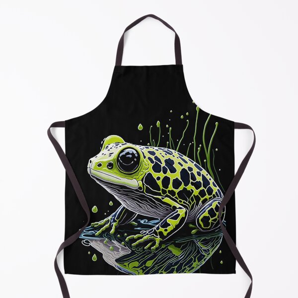 Item preview, Splash Art of a Cute Colorful Frog designed and sold by allovervintage.