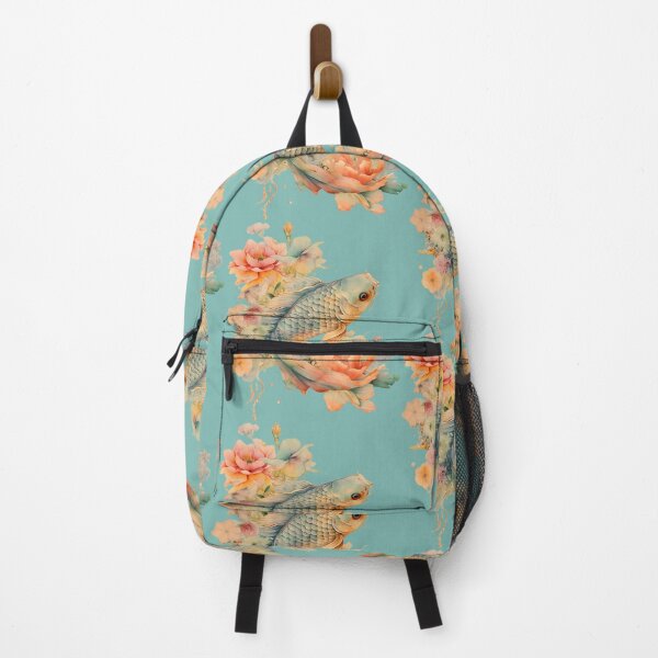 Item preview, "Floral Japanese Koi Fish." designed and sold by CherNikDesigns.