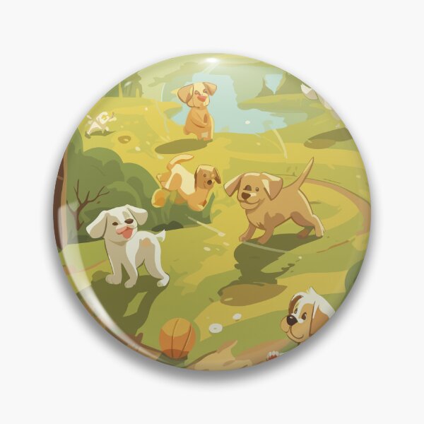 Item preview, Multidimentional PuppyLover | Puppy Playground | Joyful Dogs in Nature designed and sold by mindexploration.