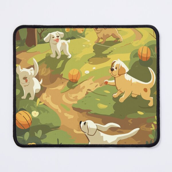 Item preview, Multidimentional PuppyLover | Puppy Playground | Joyful Dogs in Nature designed and sold by mindexploration.
