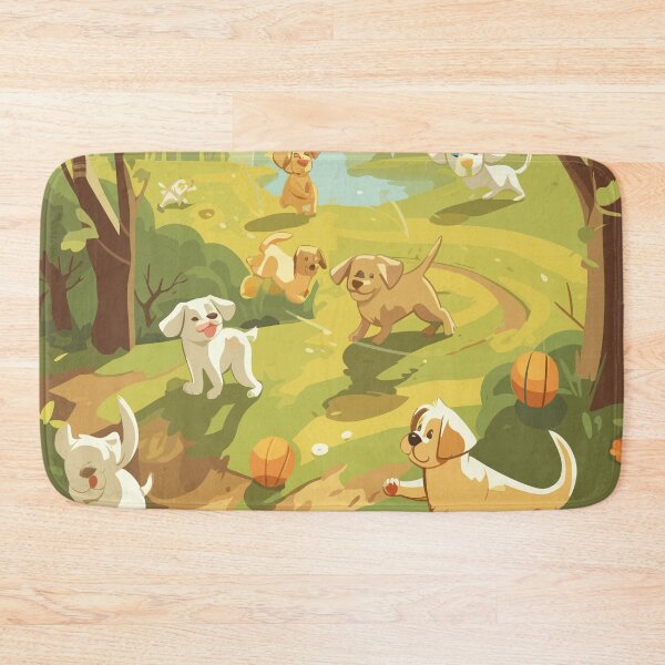 Item preview, Multidimentional PuppyLover | Puppy Playground | Joyful Dogs in Nature designed and sold by mindexploration.