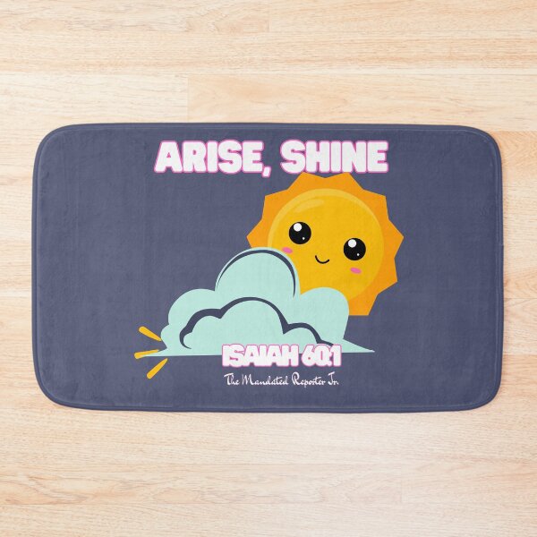 Item preview, Isaiah 60:1 (Kawaii) - Grayish Blue designed and sold by TheReporter1.
