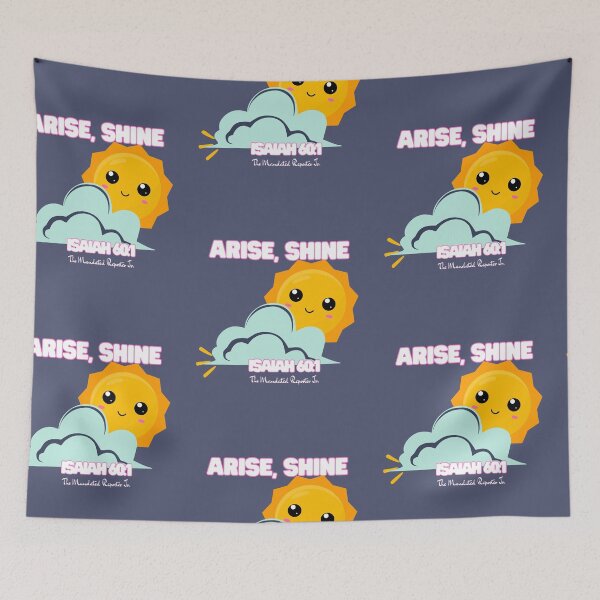 Item preview, Isaiah 60:1 (Kawaii) - Grayish Blue designed and sold by TheReporter1.