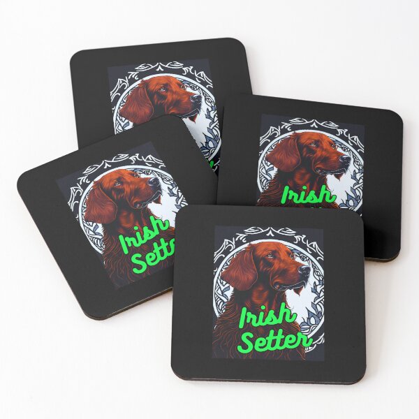 Item preview, Irish Setter Black and White Background designed and sold by IrishPOD.