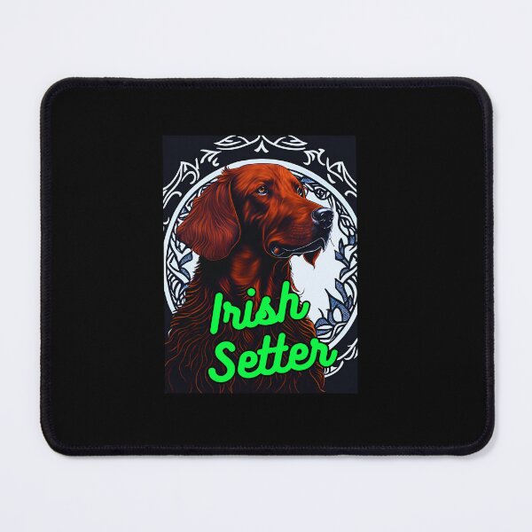 Item preview, Irish Setter Black and White Background designed and sold by IrishPOD.