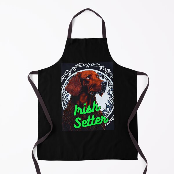 Item preview, Irish Setter Black and White Background designed and sold by IrishPOD.