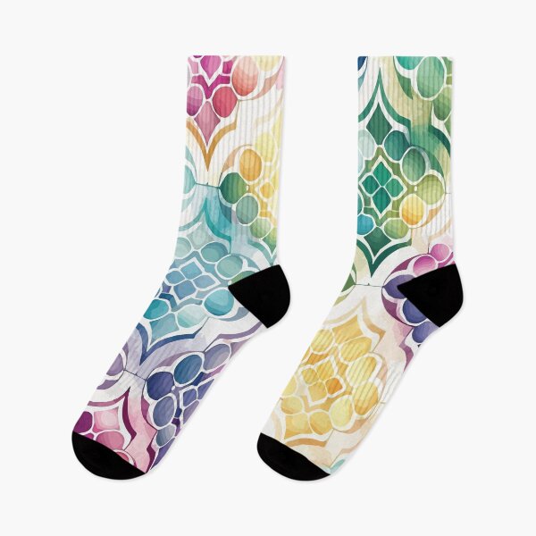 Item preview, A Multicolor Geometric Moroccan Design - Boho Chic Patterns designed and sold by GVRDesign.