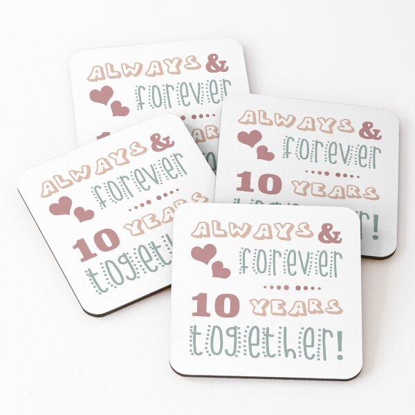 Item preview, Cute 10th Wedding Anniversary designed and sold by thepixelgarden.