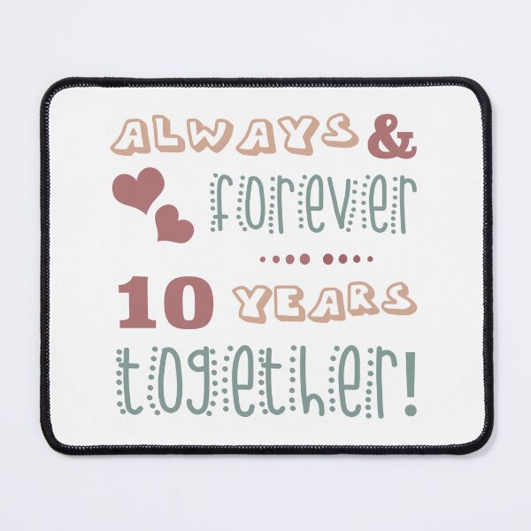Item preview, Cute 10th Wedding Anniversary designed and sold by thepixelgarden.