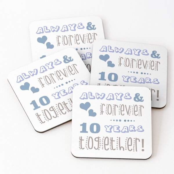 Item preview, Cute 10th Wedding Anniversary designed and sold by thepixelgarden.