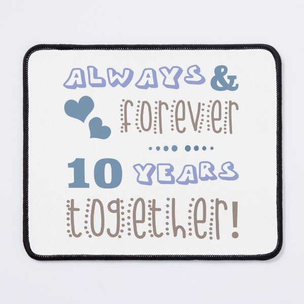 Item preview, Cute 10th Wedding Anniversary designed and sold by thepixelgarden.