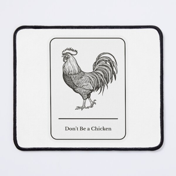 Item preview, Don't Be a Chicken Vintage Rooster Design designed and sold by semisoberme.