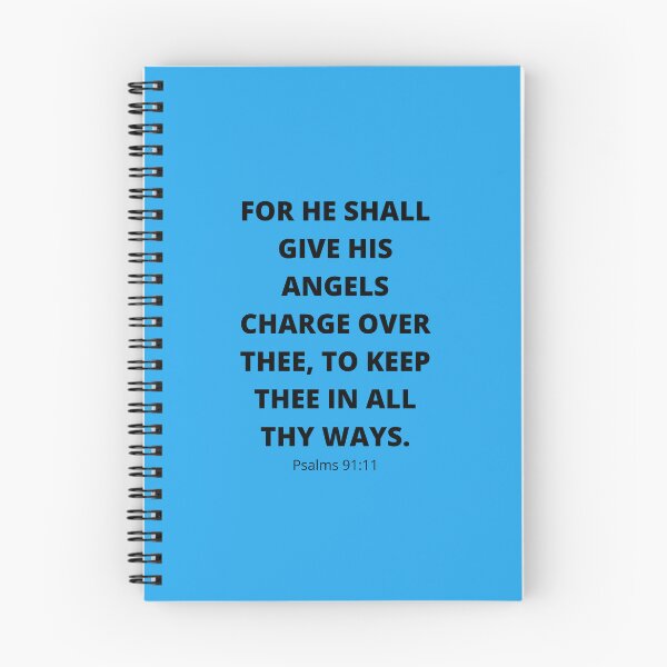 Item preview, Their angels charge upon you, passage from Psalm 91:11 designed and sold by raynelcas.