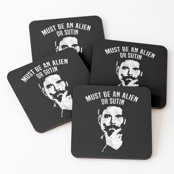 Item preview, Alien Or Sutin Adam Buxton - White Distressed design designed and sold by risible.