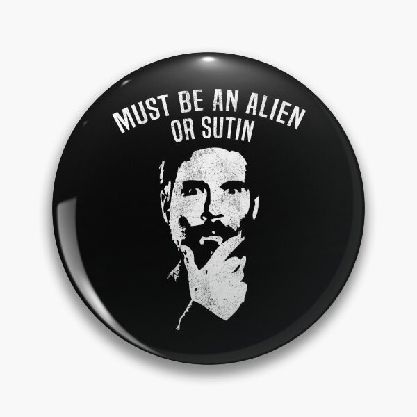 Item preview, Alien Or Sutin Adam Buxton - White Distressed design designed and sold by risible.