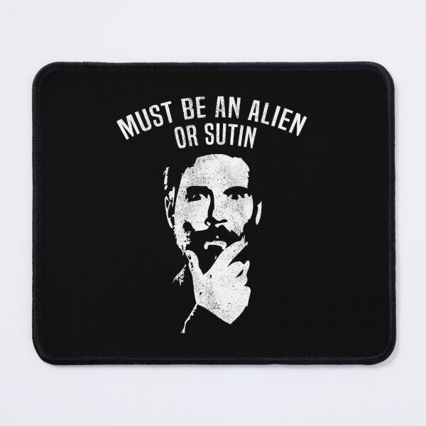 Item preview, Alien Or Sutin Adam Buxton - White Distressed design designed and sold by risible.