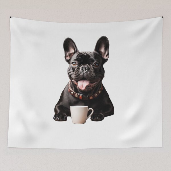 Item preview, French Bulldog Frenchie Coffee for Caffeine Lovers  designed and sold by ClawedCreations.