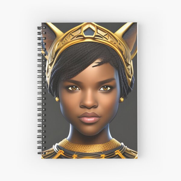Queen of the Panthers - Wakanda Spiral Notebook