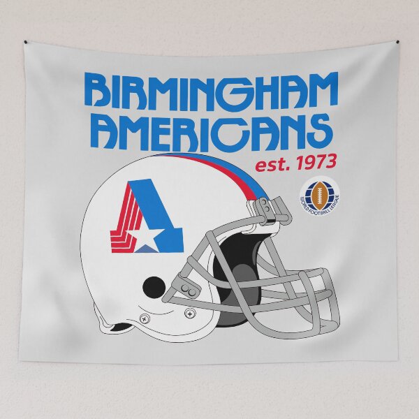 Item preview, Birmingham Americans Helmet designed and sold by TeeArcade84.