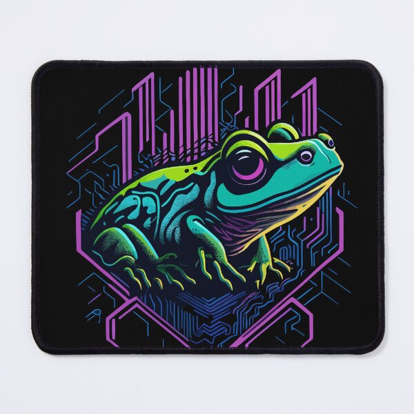 Item preview, Colorful Frog Art: Vibrant and Eye-catching Home Decor for Frog Lovers designed and sold by Diegos-.